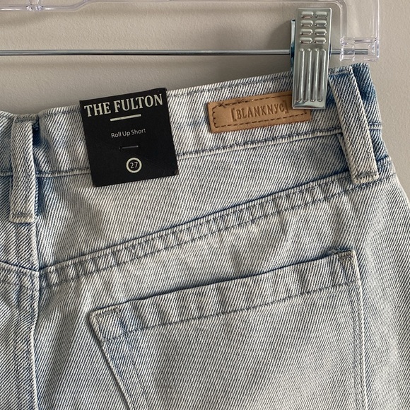 New Blank NYC Fulton Roll Up Shorts Sz 27 NWT - Picture 6 of 7